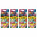 Crayola Silly Scents Smash Ups Mini Twistables Scented Crayons, 24 Colors, 96PK 523470